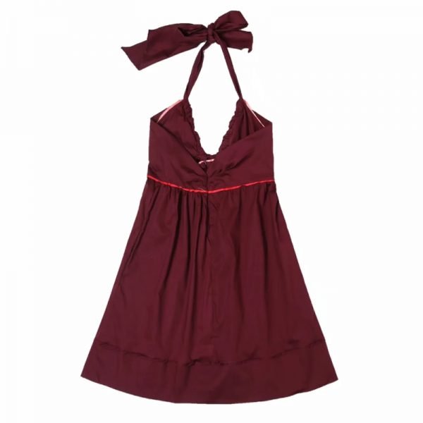 Summer Women Deep V Neck Drawstring Pleated Mini Dress Female Sleeveless Clothes Casual Lady Loose Vestido D7662